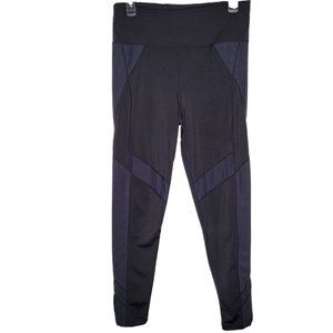 Free People Movement Lira Leggings Womens Size Large Black Mesh High Ris…